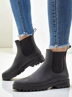 Kalosze Matowe^Royalfashion Damskie kalosze Asiila czarny