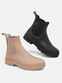 Kalosze Matowe^Royalfashion Damskie kalosze Asiila beżowy