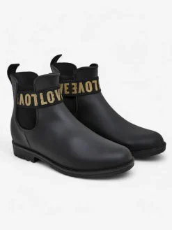 Kalosze Matowe^Royalfashion Damskie kalosze matowe z napisem Love Love