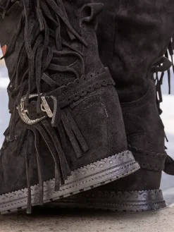 Kozaki Na Obcasie|Kozaki Z Ociepleniem^Royalfashion Damskie kozaki na koturnie Geroses