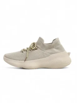 Bieganie, Ćwiczenia I Trening^Royalfashion Damskie materiałowe buty sportowe Sefelta beżowy