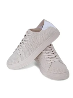 Bieganie, Ćwiczenia I Trening^Royalfashion Damskie materiałowe buty sportowe Esellaf beżowy