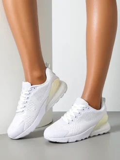 Bieganie, Ćwiczenia I Trening^Royalfashion Damskie materiałowe buty sportowe Rinsy