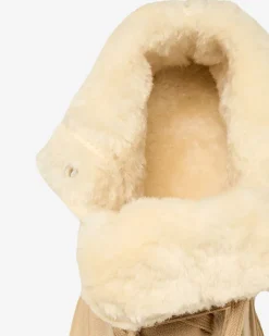 Trampki|Ocieplane^Royalfashion Damskie ocieplane buty sportowe a'la trampki Benvilo beżowy