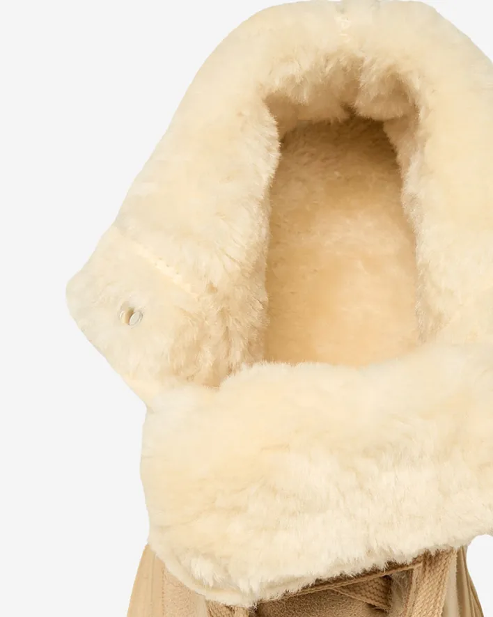 Trampki|Ocieplane^Royalfashion Damskie ocieplane buty sportowe a'la trampki Benvilo beżowy