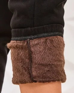 Spodnie Materiałowe^Royalfashion Damskie ocieplane spodnie typu bojówki zielony