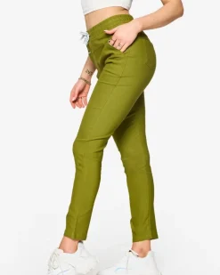 Plus Size|Spodnie Materiałowe^Royalfashion Damskie proste spodnie materiałowe w kolorze m PLUS SIZE zielony