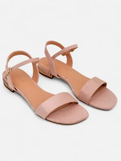 Ugc|Sandały Płaskie^Royalfashion Damskie sandały na płaskiej podeszwie Aronies różowy