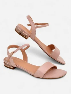 Ugc|Sandały Płaskie^Royalfashion Damskie sandały na płaskiej podeszwie Aronies różowy