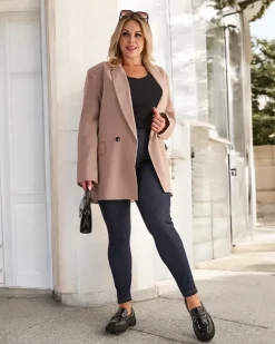 Legginsy / Tregginsy|Plus Size^Royalfashion Damskie spodnie typu tregginsy PLUS SIZE czarny