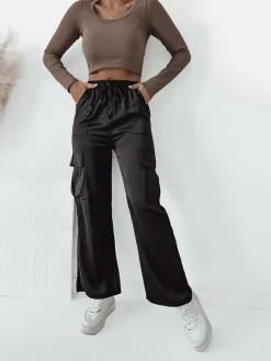 Spodnie Cargo^Royalfashion Damskie spodnie typu bojówki czarny