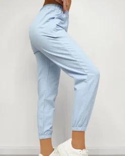 Spodnie Dresowe^Royalfashion Damskie spodnie dresowe Ecru