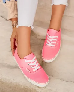 Trampki^Royalfashion Damskie tenisówki Lotiope różowy