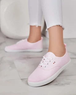 Trampki^Royalfashion Damskie tenisówki Secilla różowy