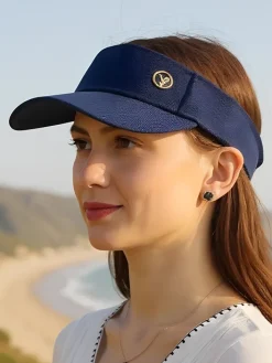 Czapki I Kapelusze^Royalfashion Daszek Przeciwsłoneczny Breeze Shade Granatowy