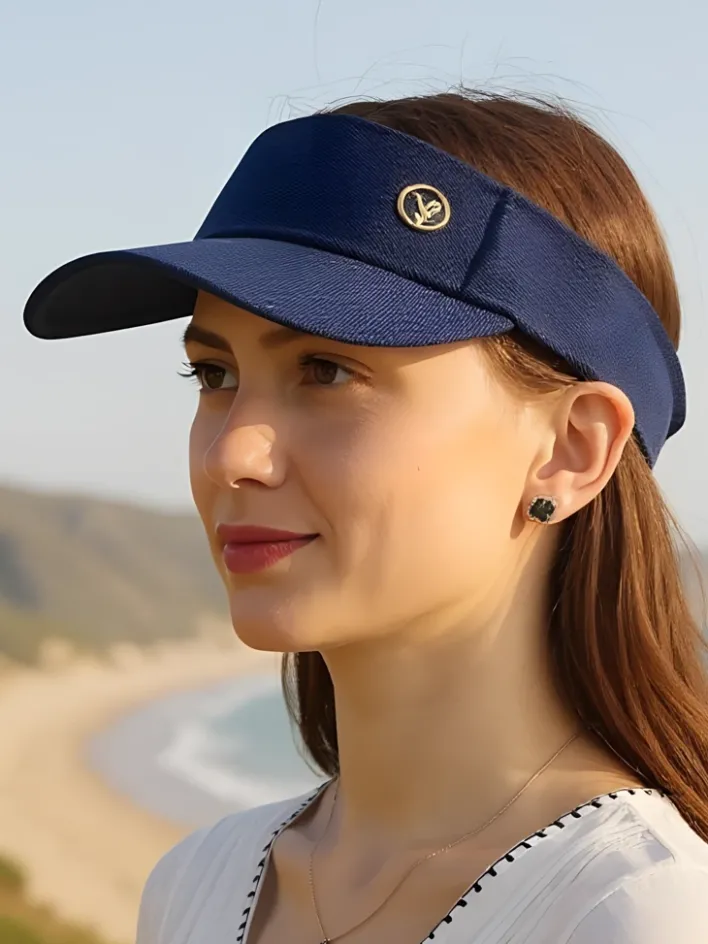 Czapki I Kapelusze^Royalfashion Daszek Przeciwsłoneczny Breeze Shade Granatowy