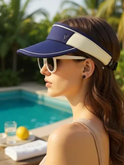 Czapki I Kapelusze^Royalfashion Daszek Przeciwsłoneczny Solar Fit Granatowy