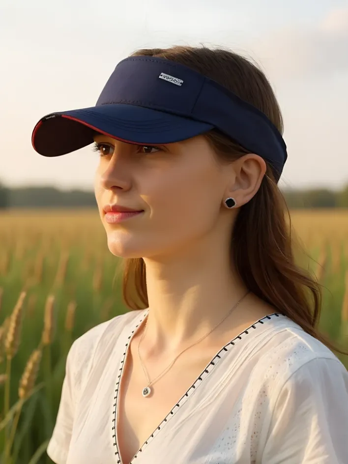 Czapki I Kapelusze^Royalfashion Daszek Przeciwsłoneczny Breeze Shade Granatowy