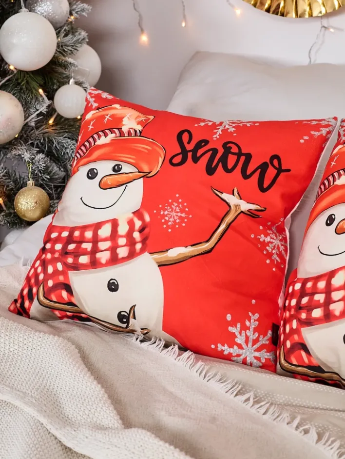 Poduszki I Poszewki^Royalfashion Dekoracyjna świąteczna poszewka na poduszkę