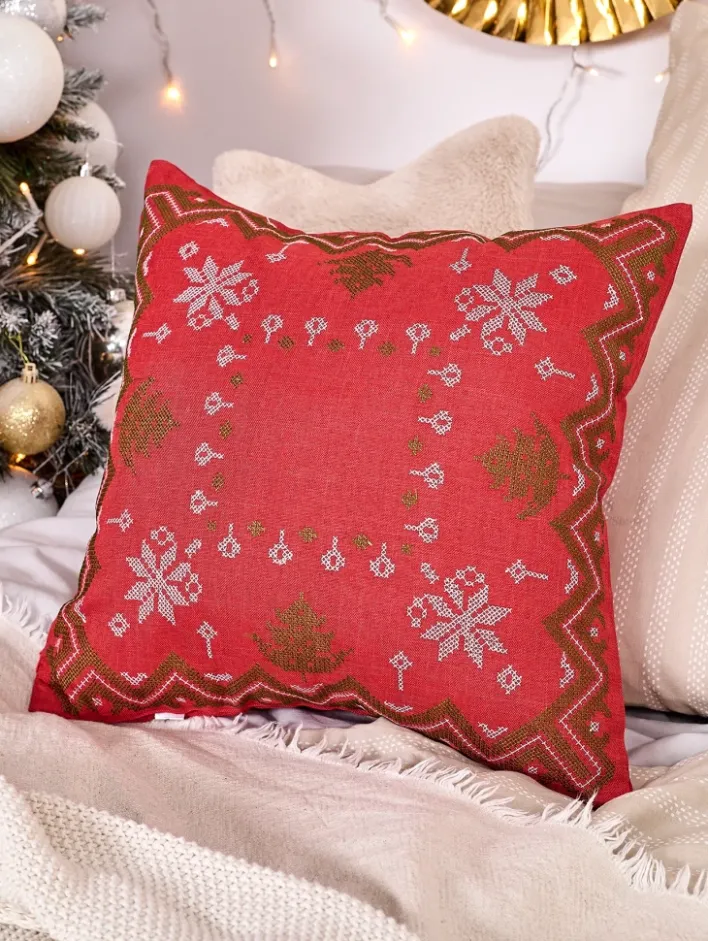 Poduszki I Poszewki^Royalfashion Dekoracyjna świąteczna poszewka na poduszkę