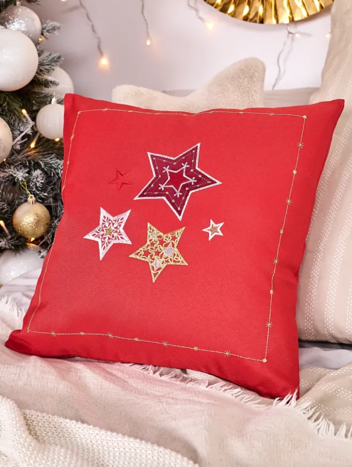 Poduszki I Poszewki^Royalfashion Dekoracyjna świąteczna poszewka na poduszkę