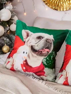 Poduszki I Poszewki^Royalfashion Dekoracyjna świąteczna poszewka na poduszkę