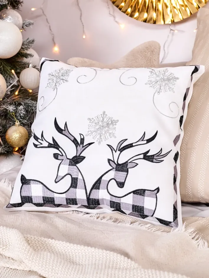 Poduszki I Poszewki^Royalfashion Dekoracyjna świąteczna poszewka na poduszkę