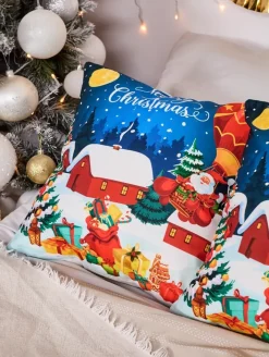 Poduszki I Poszewki^Royalfashion Dekoracyjna świąteczna poszewka na poduszkę