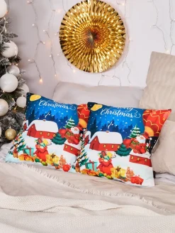 Poduszki I Poszewki^Royalfashion Dekoracyjna świąteczna poszewka na poduszkę