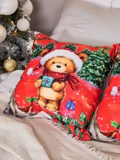 Poduszki I Poszewki^Royalfashion Dekoracyjna świąteczna poszewka na poduszkę