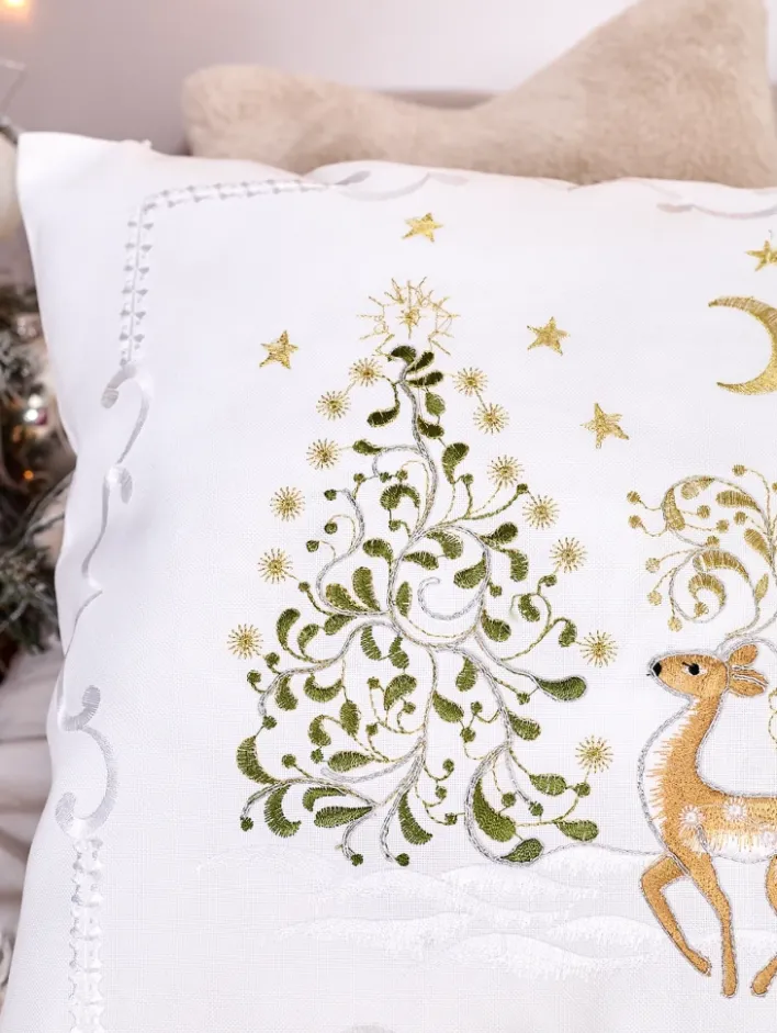 Poduszki I Poszewki^Royalfashion Dekoracyjna świąteczna poszewka na poduszkę