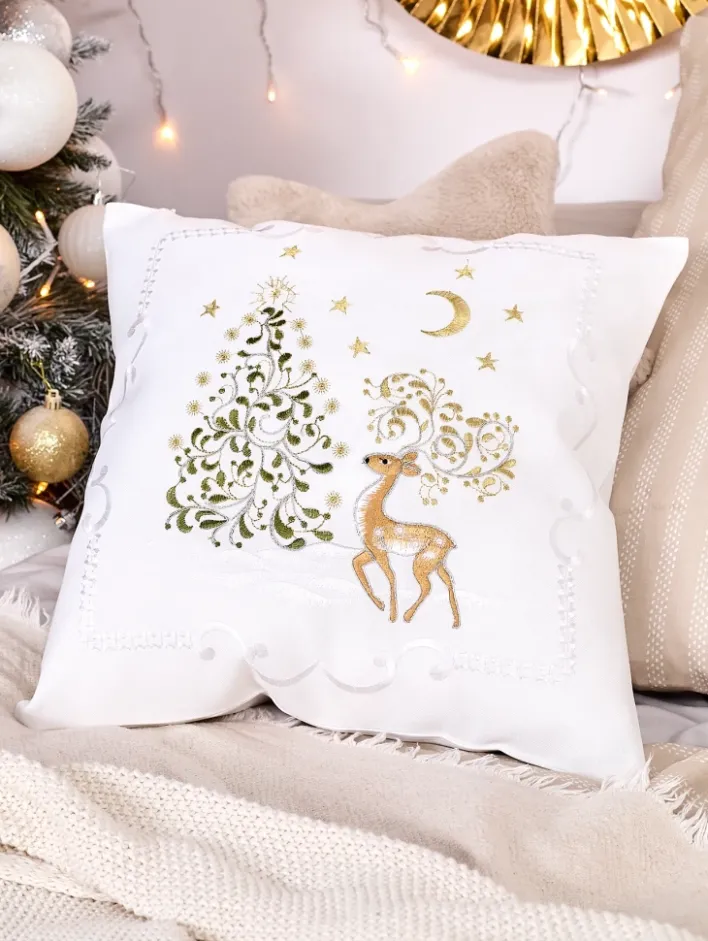 Poduszki I Poszewki^Royalfashion Dekoracyjna świąteczna poszewka na poduszkę