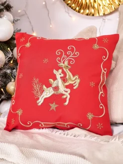 Poduszki I Poszewki^Royalfashion Dekoracyjna świąteczna poszewka na poduszkę