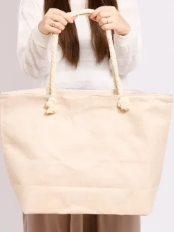 Materiałowe|Torby Plażowe^Royalfashion Duża torba materiałowa z printem Wielokolorowe