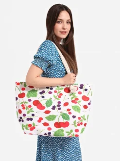 Materiałowe^Royalfashion Duża torba materiałowa