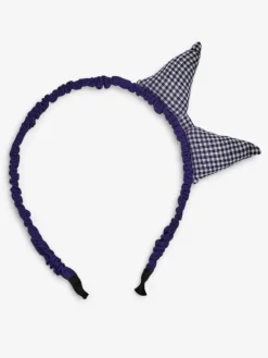 Akcesoria Do Włosów^Royalfashion Dziecięca opaska do włosów z uszkami kotka Granatowy