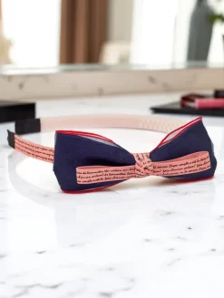 Akcesoria Do Włosów^Royalfashion Dziecięca opaska do włosów z kokardką Sweetty różowy