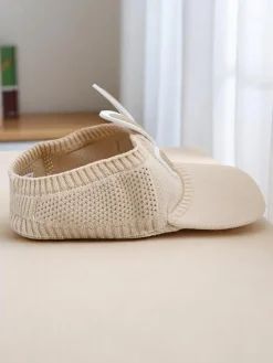 Czapki^Royalfashion Dziecięcy daszek Przeciwsłoneczny Rabbit Ears beżowy