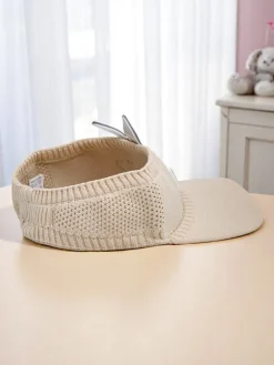 Czapki^Royalfashion Dziecięcy daszek Przeciwsłoneczny Bunny Ears beżowy
