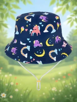 Czapki^Royalfashion Dziecięcy Kapelusz typu Bucket Color Bucket