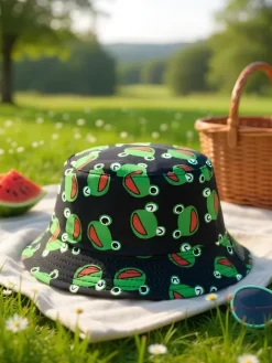 Czapki^Royalfashion Dziecięcy Kapelusz typu Bucket Color Splash Bucket