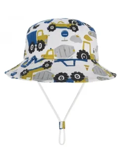 Czapki^Royalfashion Dziecięcy Kapelusz typu Bucket "Wesołe Naszywki"