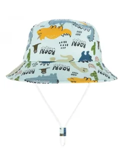 Czapki^Royalfashion Dziecięcy Kapelusz typu Bucket "Wesołe Naszywki"