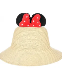 Czapki^Royalfashion Dziecięcy Kapelusz Słomkowy Mickey Straw Hat