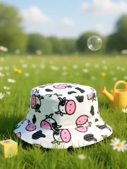 Czapki^Royalfashion Dziecięcy Kapelusz typu Bucket Color Splash Bucket