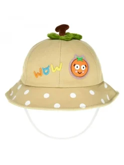 Czapki^Royalfashion Dziecięcy Kapelusz typu Bucket "Wesołe Naszywki"