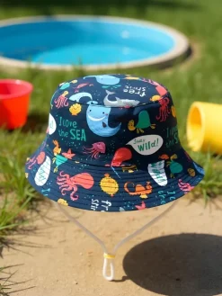 Czapki^Royalfashion Dziecięcy Kapelusz typu Bucket Color Bucket