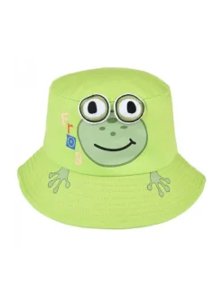Czapki^Royalfashion Dziecięcy Kapelusz typu Bucket "Wesołe Naszywki"
