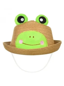 Czapki^Royalfashion Dziecięcy Kapelusz Słomkowy Froggy Shade Hat