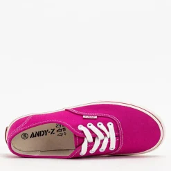 Trampki^Royalfashion Fuksjowe damskie tenisówki typu trampki Lifeda różowy